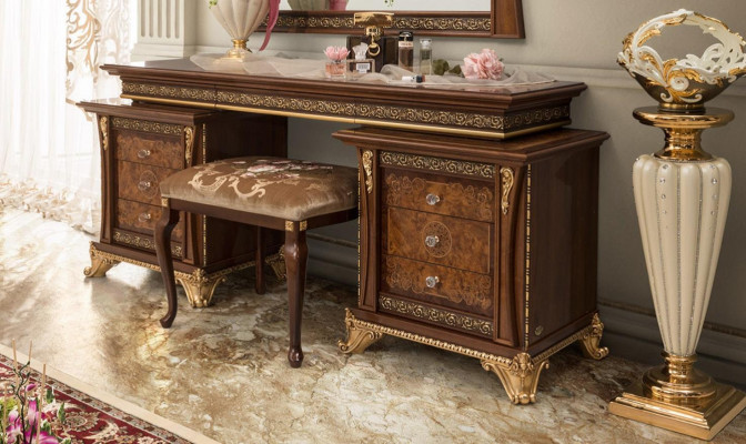 Dressing table Baroque antique style vanity table tables console table