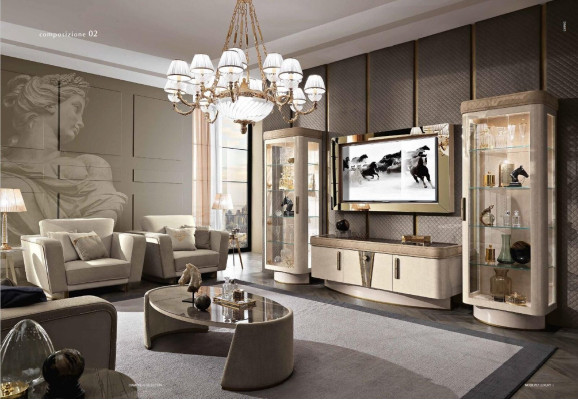 Display cabinet glass cupboards shelves wooden showcase design modern living room new