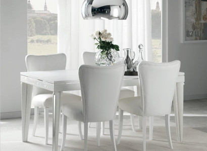 Extendable dining table wooden luxury tables dining room furniture dining modern design