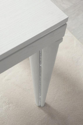 Extendable dining table wooden luxury tables dining room furniture dining modern design