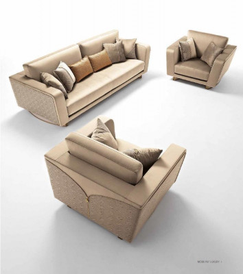 Armchair Design Couch Sofa Fabric Relax Lounge Luxury TV Club Upholstered Seat