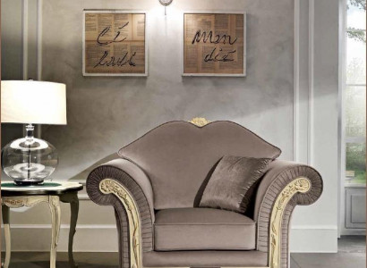Armchair 1-seater living room relax design furniture Italian decor Italy