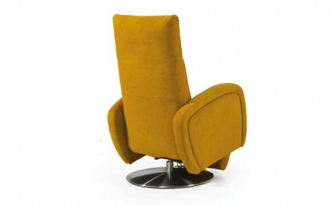 Armchair Lounge Designer Chair Upholstered Sofa 1-Seater Swivel Recliner TV Fabric