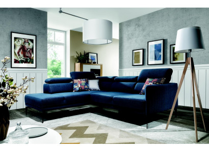 XXL Upholstered Sofa Corner Seat Upholstered Sleep Set Living Landscape Couches Sofas