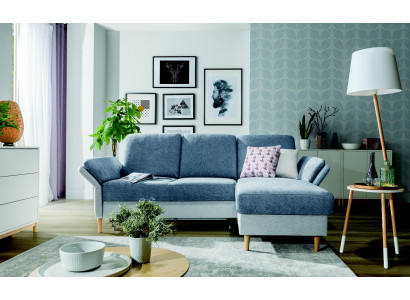 Stylish and elegant corner sofa in a modern style available at an affordable price.