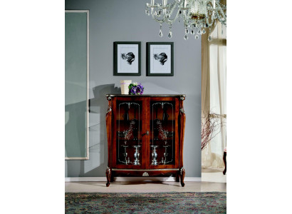 Chic design furniture luxury wood showcase style antique baroque cabinet Italian sideboard