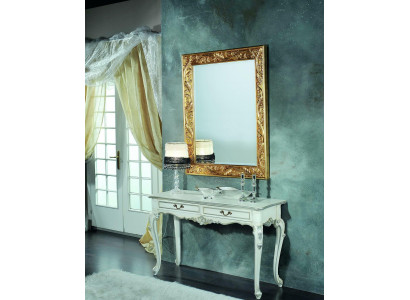 Mirror Italian Design Furniture Floor Mirror Sideboard 93x183cm Baroque Rococo