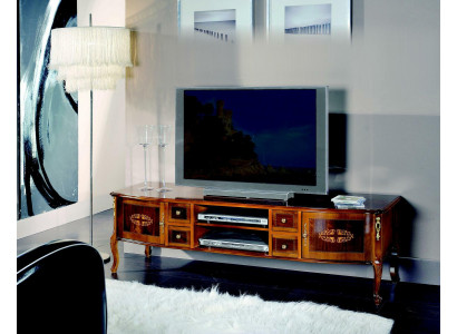 Design Sideboard TV Lowboard RTV Cabinet Table Living Room Wood Furniture Baroque Style New