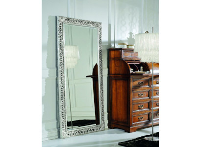 Wall mirror decoration furniture living decor baroque rococo decor mirror stand silver