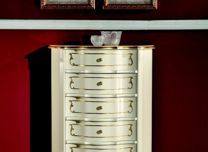 Italian luxury furniture style baroque white cabinet dresser designer furniture