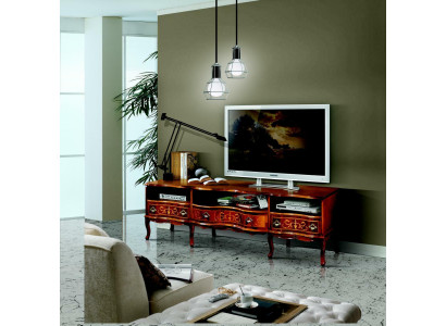 Chic sideboard TV lowboard long RTV cabinet Italian furniture living room wood furniture