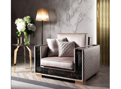 Designer textile upholstered single-seater cushion seat couches new armchair 120x102cm couch