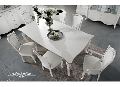 Dining table solid wood furniture white table dining room classic dining tables wooden tables