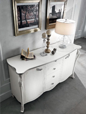 Dresser Living Room Dressers Drawers Wood Sideboard Classic Design New