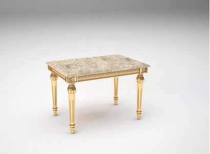 Side table bedroom side table classic design furniture wood gold new