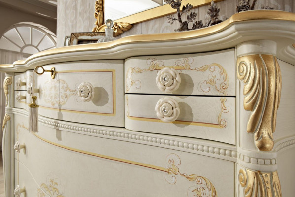 Dresser Bedroom Dressers Classic Wood Sideboard Cabinet Tall Cabinet New