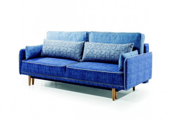 Mega comfortable modern 3-seater sleeper sofa in classic European style