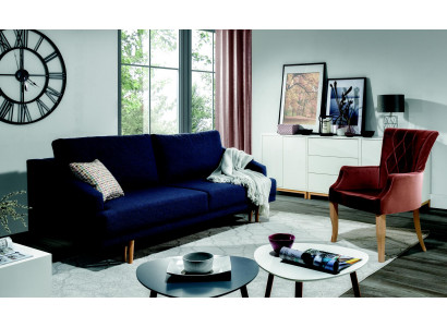 Stylish, very soft, ultra-comfortable sofa bed in a modern style