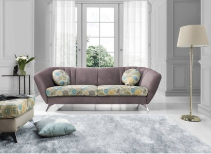 Design 3-Seater Relax Club Sofas Lounge Sofa Textile Upholstered Couch Fabric Couches