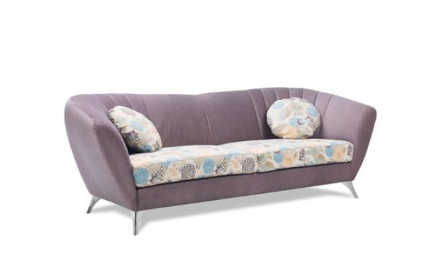 Design 3-Seater Relax Club Sofas Lounge Sofa Textile Upholstered Couch Fabric Couches