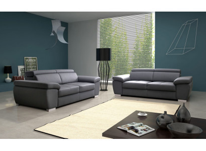 Design Upholstery Seat Couch 2-Seater Sofa Set Sofas Couches Fabric Textile New