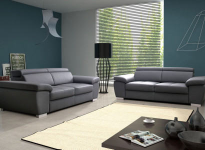 Design Upholstery Seat Couch 2-Seater Sofa Set Sofas Couches Fabric Textile New