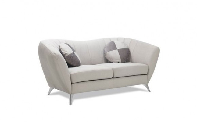 The 2-seater sofa in an elegant and modern style fits perfectly into any interior.