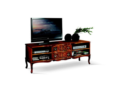 Italian wooden furniture sideboard TV lowboard long RTV cabinet living room