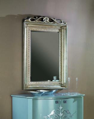 Classic wall mirror wooden frame mirror furniture new 90x135 glass frame wall