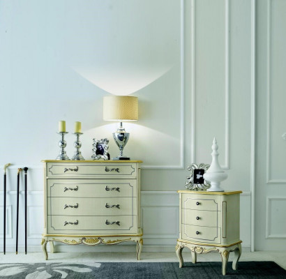 Design furniture style Baroque chest of drawers wood Italy furniture sideboard luxury sideboard