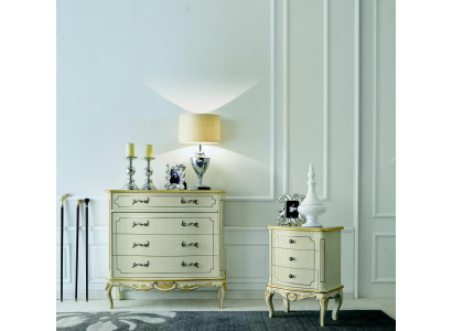 Design furniture style Baroque chest of drawers wood Italy furniture sideboard luxury sideboard