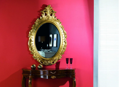 Classic Designer Luxury Mirror Wall Mirror Baroque Rococo 88x133cm Wood Frame New
