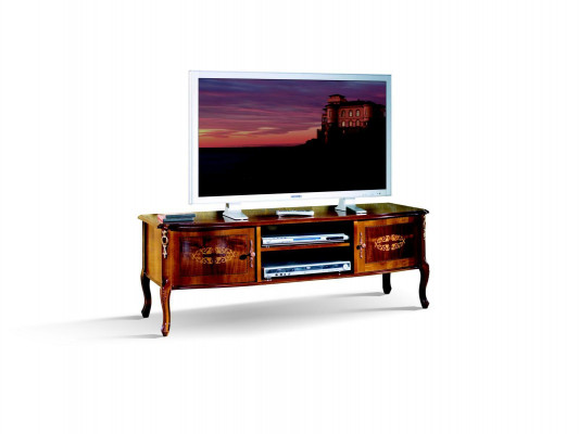 TV lowboard, RTV cabinet, table, living room, wood furniture, baroque style