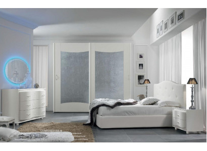 White dresser bedroom wood furniture dressers new Italian design Bizzotto