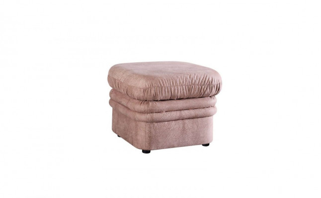 Lounge Ottoman XXL Club Footstool Ottoman Pufa Fabric Textile Design