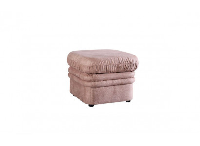 Lounge Ottoman XXL Club Footstool Ottoman Pufa Fabric Textile Design