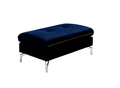 XXL Club Footstool Fabric Lounge Stool Ottoman Pouf Textile Ottoman