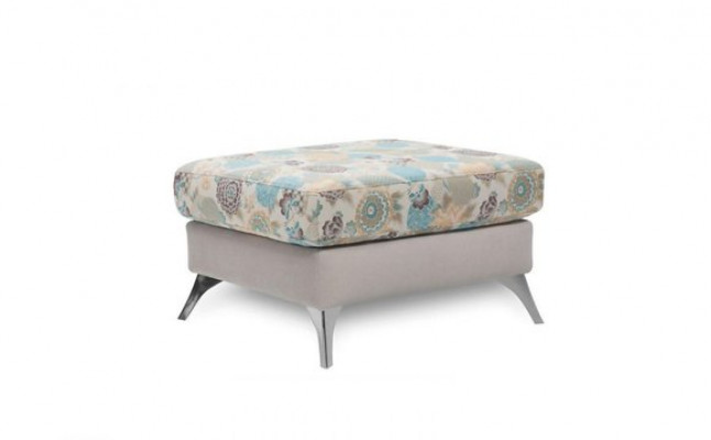 XXL Club Footstool Lounge Stool Ottoman Pouffe Leather Textile Ottoman