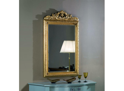 Glass Frame Wall Classic Wall Mirror Wood Frame Mirror Furniture New 133x81cm