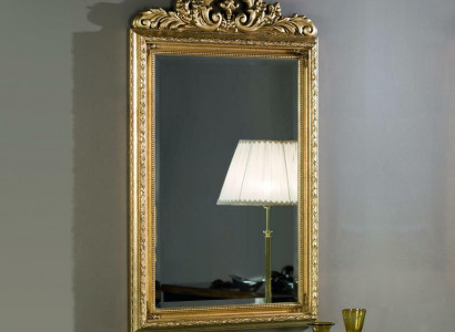 Glass Frame Wall Classic Wall Mirror Wood Frame Mirror Furniture New 133x81cm