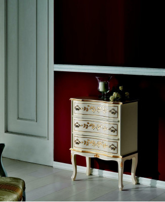 Designer Italian wooden furniture high cabinet dressers cabinets white