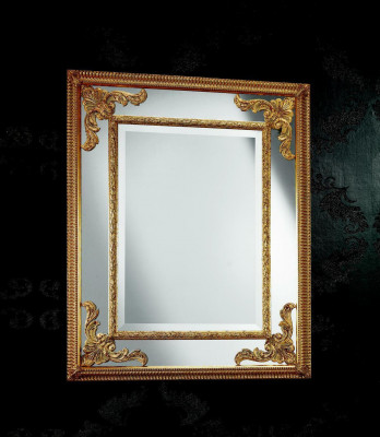 Decoration mirror wall mirror hallway mirror bathroom hallway wood wall little mirror baroque