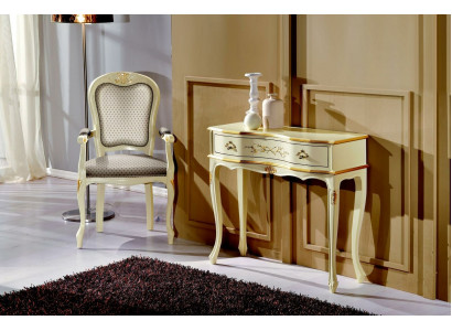 Brown wood Italian furniture console table furniture style baroque design consoles