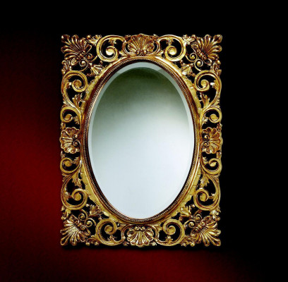 Mirror Wooden Frame Wall Mirror Classic Design Baroque Rococo Wood Frame XXL