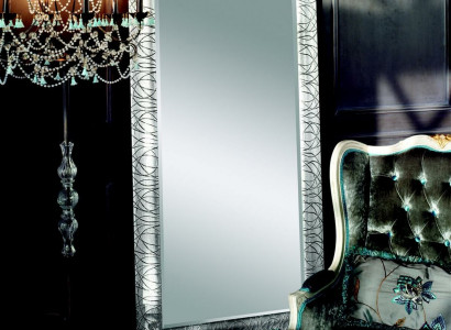 Mirror wall mirror designed hallway living room bathroom wood glass design SP7690 hanging