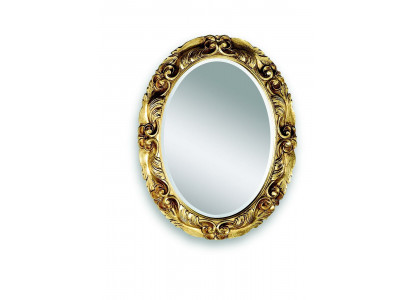 Modern large real wood frame mirror wall mirror hanging mirror luxury furniture