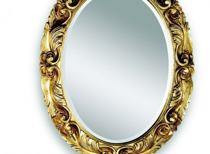 Modern large real wood frame mirror wall mirror hanging mirror luxury furniture