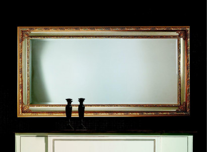 Classic wall mirror with wooden frame mirror furniture 94x184 glass frame wall furniture