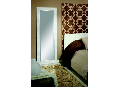 Handcrafted mirror, large floor mirror, wood frame, real wood, 176x86cm, hanging.