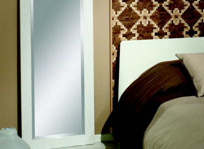 Handcrafted mirror, large floor mirror, wood frame, real wood, 176x86cm, hanging.